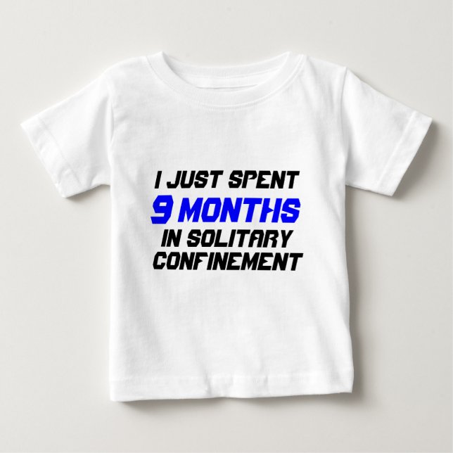 Pour Bébé T-shirt "Solitaire Confinement" (Devant)