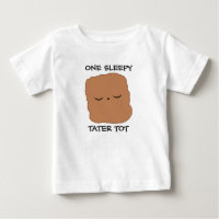 T-shirt somnolent de doigt de tater