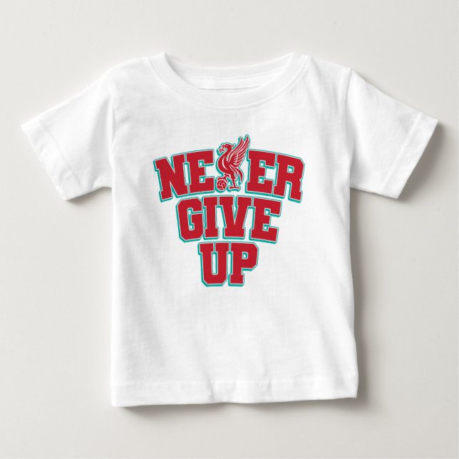 Pour Bébé T-shirt spécial "Ne jamais renoncer" (Devant)