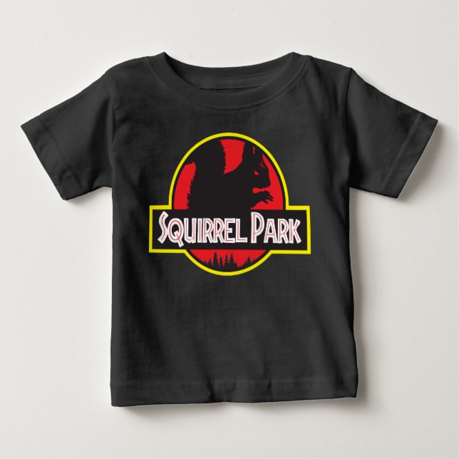 Pour Bébé T-shirt Squirrel Park Baby (Devant)