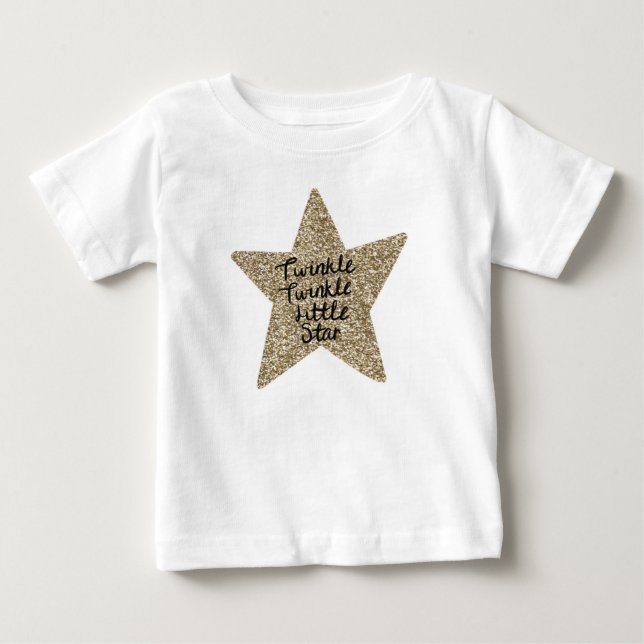 Pour Bébé T-shirt star de la petite étoile Twinkle Twinkle (Devant)