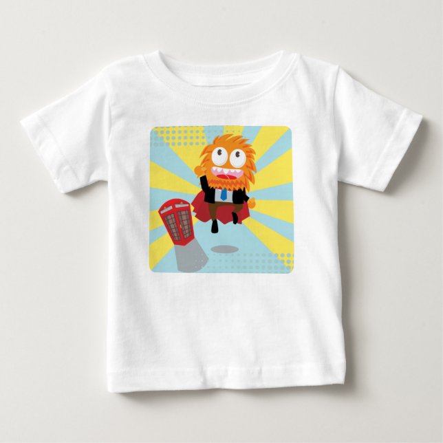 Pour Bébé T-shirt Super Monster (Devant)
