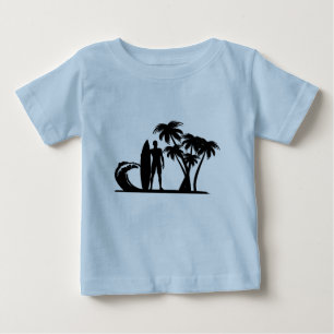 Pour Bébé T-shirt Surfer Kid