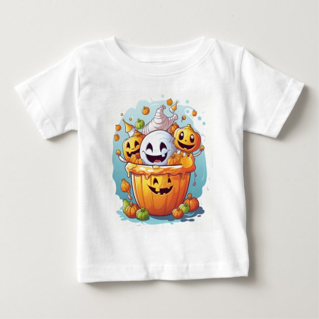 Pour Bébé T-shirt The Enchanted Pumpkin Quest (Devant)