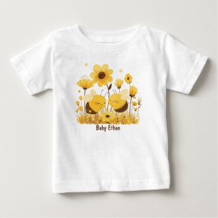 Pour Bébé T-Shirt Thème Abeille Personnalisé Adorable