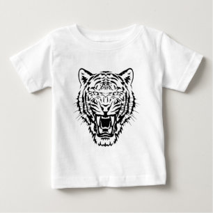 Pour Bébé T-shirt Tigre Roulant