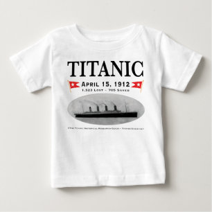 Pour Bébé T-shirt titanique de nourrisson de bateau de