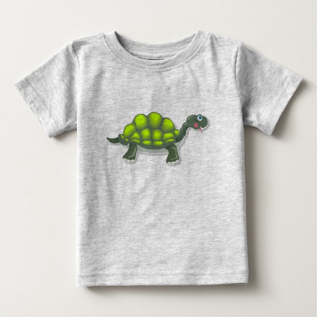 Pour Bébé T-shirt tortue (Devant)