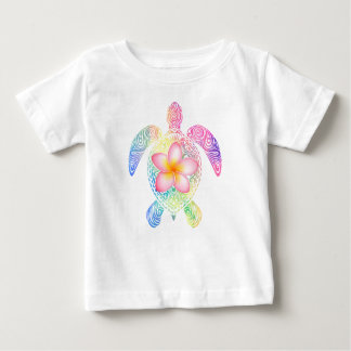 Pour Bébé T-shirt tortue de mer Hawaiian Tie Dye