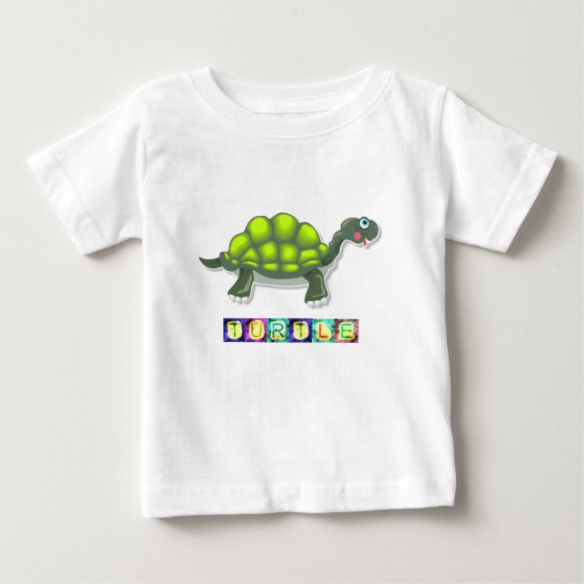 Pour Bébé T-shirt Turtle Baby (Devant)