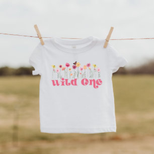 Pour Bébé T-Shirt Un Fleur sauvage Sauvage