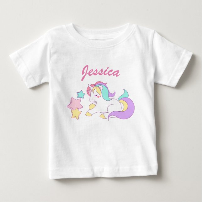 Pour Bébé T-shirt Unicorn Toddler (Devant)