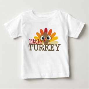 Pour Bébé T-shirt unisexe de petit thanksgiving drôle de la