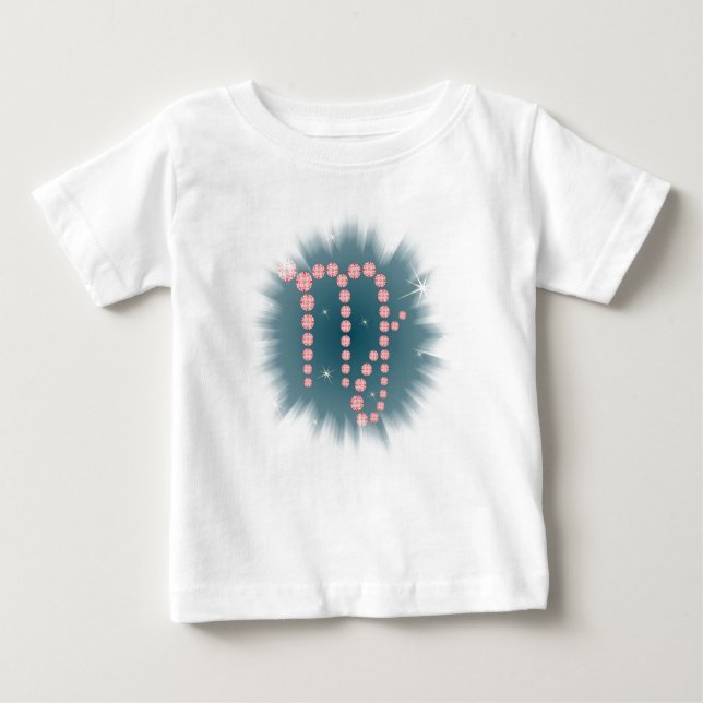 Pour Bébé T-shirt Vierge du 23 août au 23 septembre (Devant)
