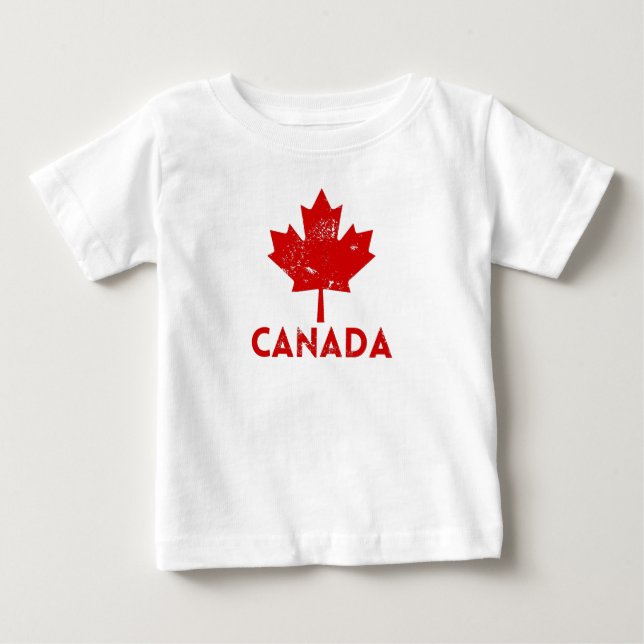 Pour Bébé T-shirt Vintage souvenir Canada (Devant)