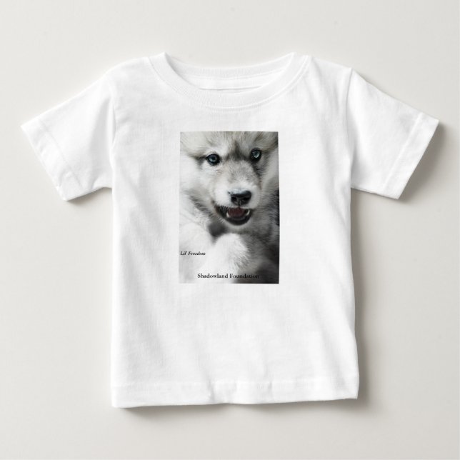 Pour Bébé T-shirt Wolf Pup Toddler (Devant)