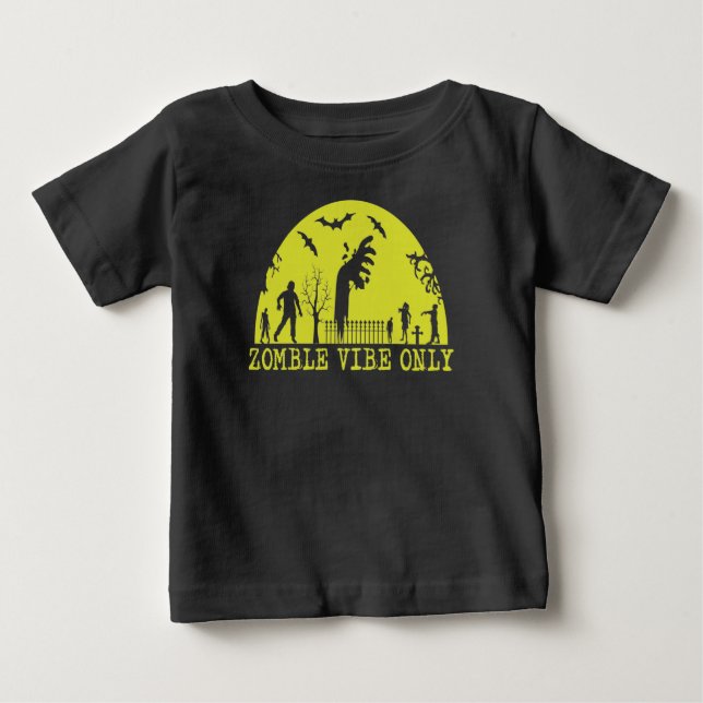 Pour Bébé T-shirt Zombie Vibe uniquement (Devant)