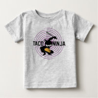Taco Ninja Design - T-shirt Baby Fine Jersey