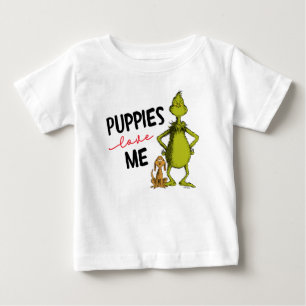 Pour Bébé The Grinch and Max Puppies Love Me T-Shirt