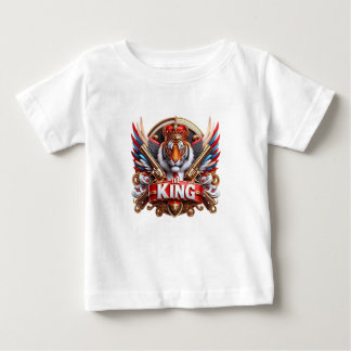Pour Bébé THE KING Typography T-Shirt Design