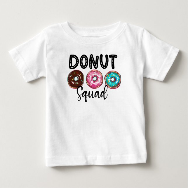 Pour Bébé Thème T-Shirt du groupe Donut Squad (Devant)