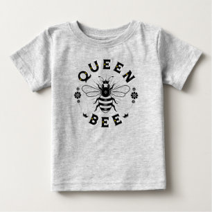 Pour Bébé Top T-shirt Queen Bee Baby / Grey