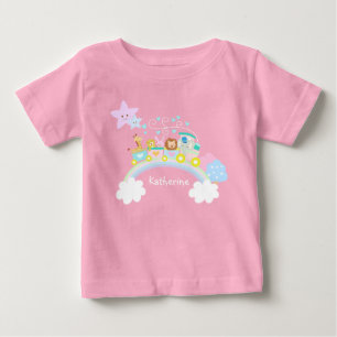Pour Bébé Train Love Pink T-Shirt