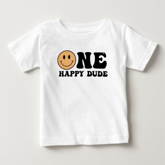 Pour Bébé Un joyeux Mec T-shirt d'anniversaire (Devant)
