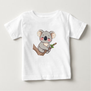 Pour Bébé Un Koala accroché à un T-shirt à branche d'arbre