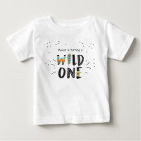 Un premier anniversaire Wild T-shirt Tribal Feathe