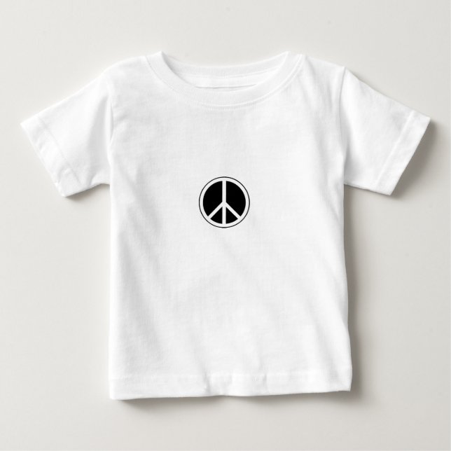 Pour Bébé Un T-shirt de signe de paix (Devant)