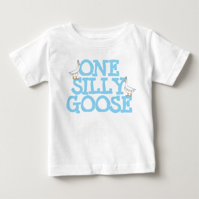 Pour Bébé Un T-shirt One Silly Goose (Devant)