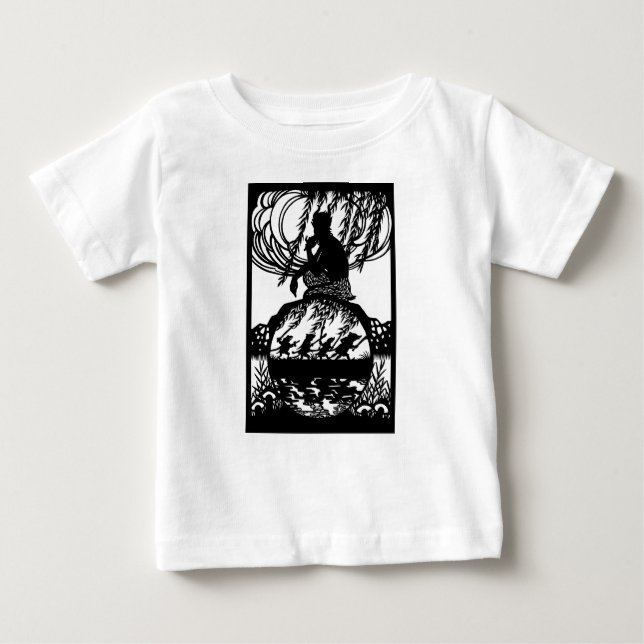 Pour Bébé Vent dans les Willows Baby T-Shirt (Devant)