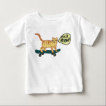 Pour Bébé Vérifier Meowt Punny Skateboard Tabby T-Shirt Chat<br><div class="desc">VÉRIFIEZ MEOWT ! Avez-vous déjà vu un chat skateboard ? Découvrez ce drôle de tee-shirt de chat et regardez ma boutique pour plus d'articles correspondants comme des tasses, des autocollants et plus. Et bien sûr plus de trucs de chat aussi. Customisez ce tee-shirt avec un nom à l'avant ou à...</div>