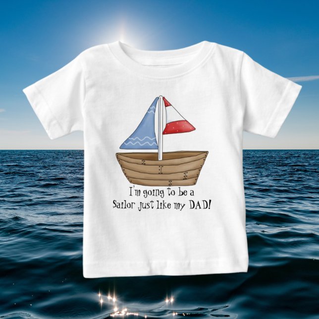 Pour Bébé Voile comme t-shirt papa (Créateur téléchargé)