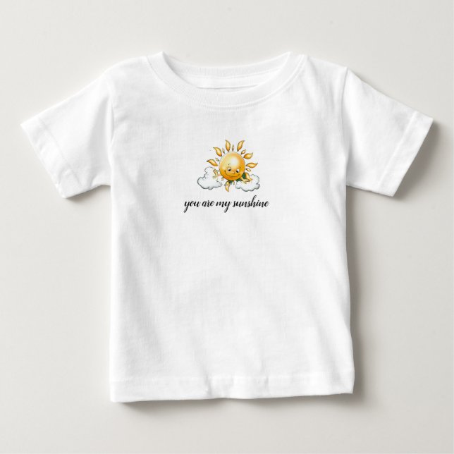 Pour Bébé vous êtes mon t-shirt enfant ensoleillé (Devant)