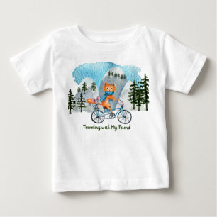 Pour Bébé Voyager Avec Mon Ami Baby Fine Jersey T-Shirt