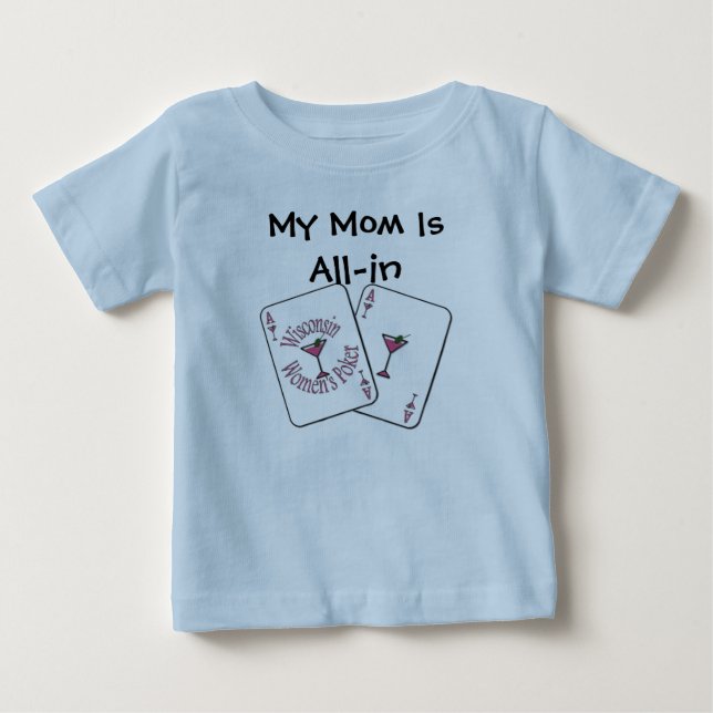 Pour Bébé W.W.P. Infant T-shirt bleu (Devant)