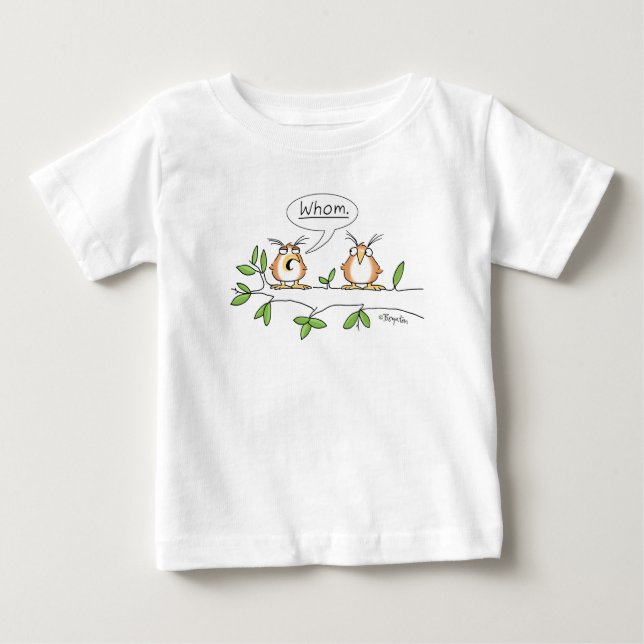 Pour Bébé WHOM OWL T-shirt par Sandra Boynton (Devant)