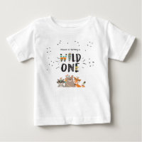 Wild One Premier anniversaire T-shirt Tribal woodl