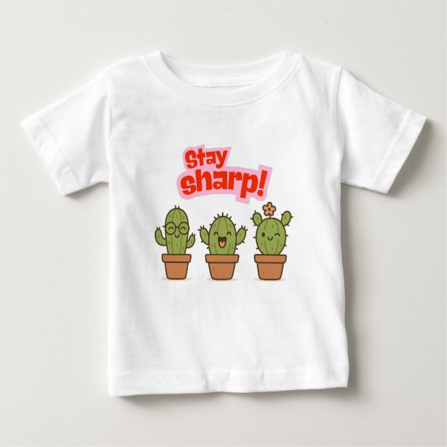 Pour Bébé Wonky Zoo Cactus Toddler T-Shirt (Devant)