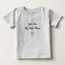 You Are My Safe Place Kids T-Shirt