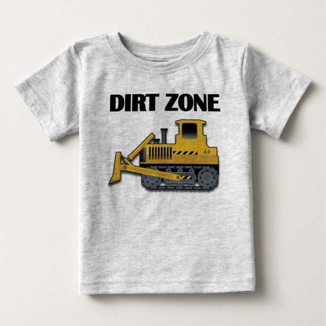 Pour Bébé Zone de saleté (bouteur) -  fin de T-shirt du (Devant)
