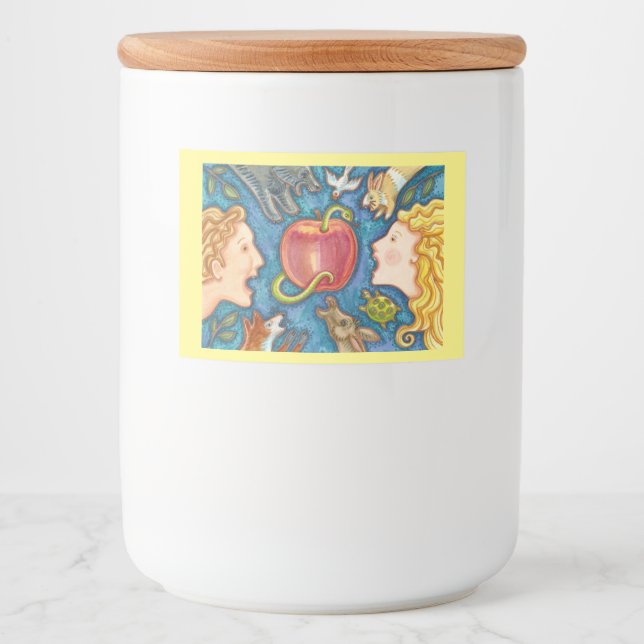 Pour Bocaux Adam And Eve ALIMENTATION ET BOISSONS ÉTIQUETTE FE (Devant)