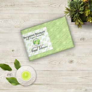 Pour Bocaux artisanal   Savon de Bergamot maison   Étiquette d