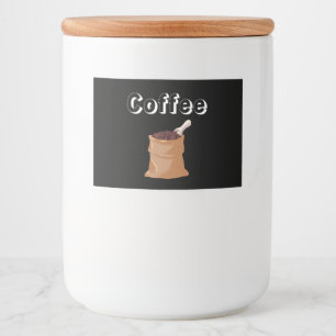 Pour Bocaux Bocal Étiquette café