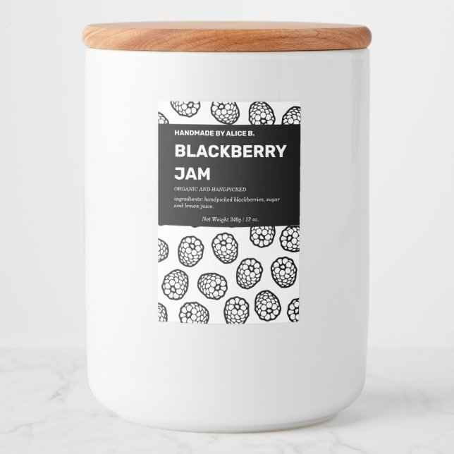 Pour Bocaux Conception de l'emballage Étiquette Jam Jar (Devant)