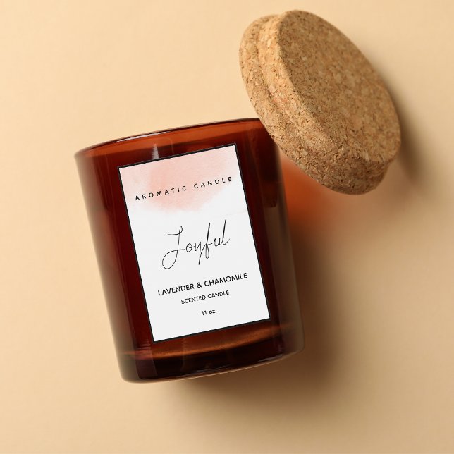 Pour Bocaux Élégant Étiquette à bougie parfumée (Créateur téléchargé)