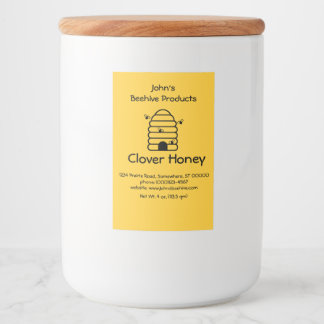 Pour Bocaux Étiquette alimentaire - Skep for Honey Business