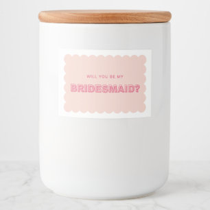 Pour Bocaux Étiquette de bougie de femme de chambre à coucher